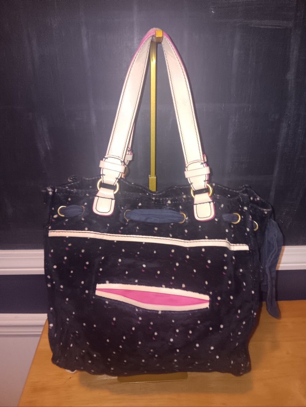 Juicy Couture Vintage Y2k Velour Tote Bag